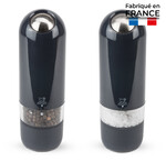 Set de 2 moulins a sel et a poivre electriques Alaska Quartz 17 cm